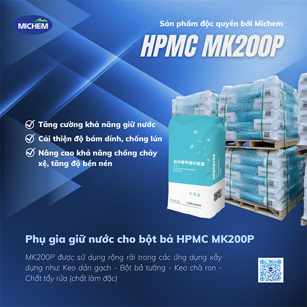 HPMC MK200P - Hoá Chất Michem - Công Ty CP Michem Việt Nam
